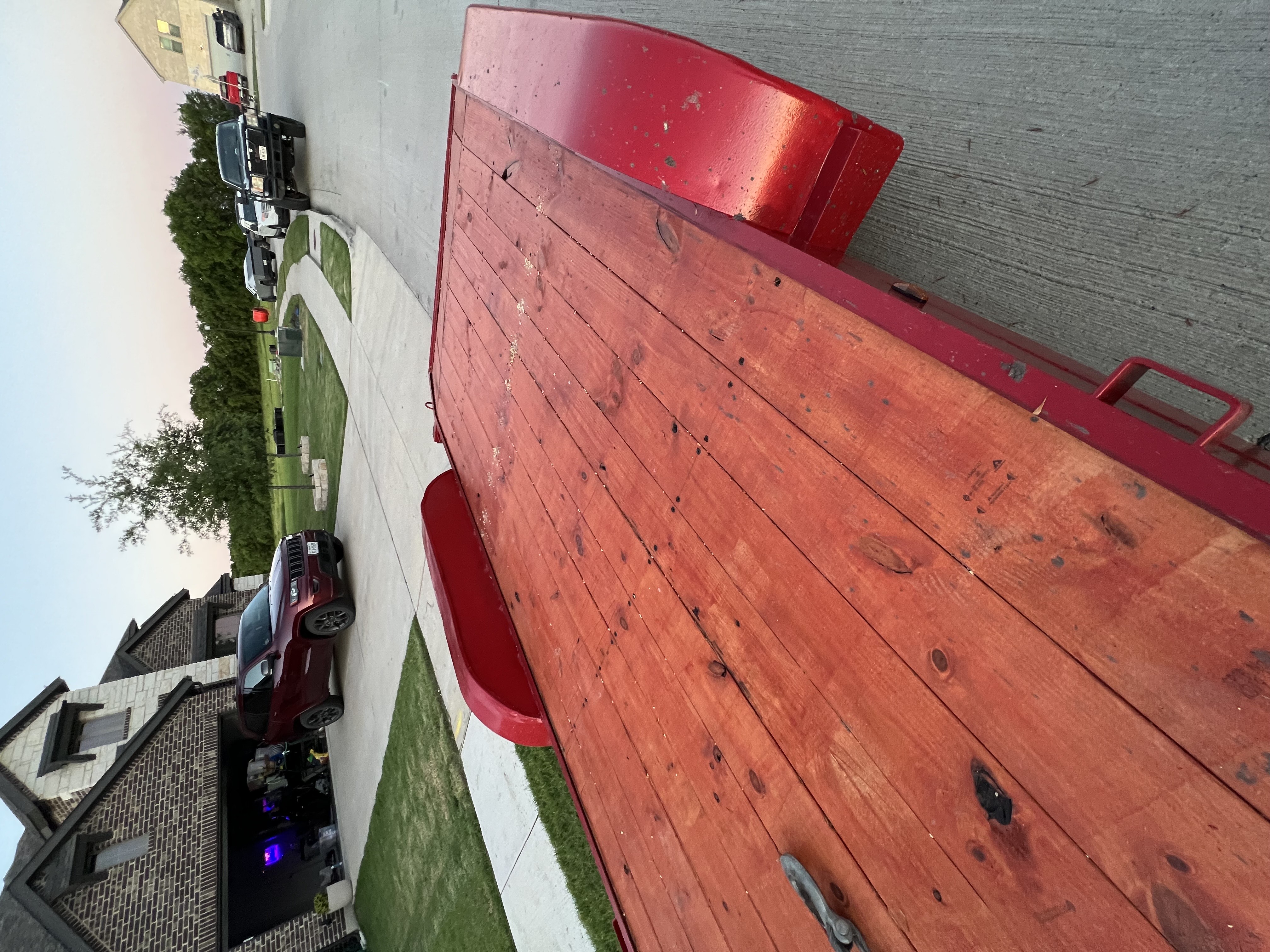 16' Car Hauler Flatbed Trailer view 5