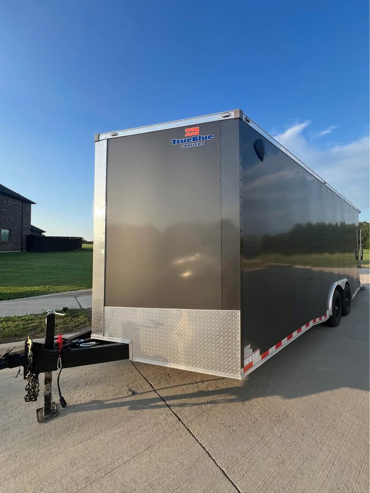 20' x 82" x 7' True Blue Enclosed Trailer
